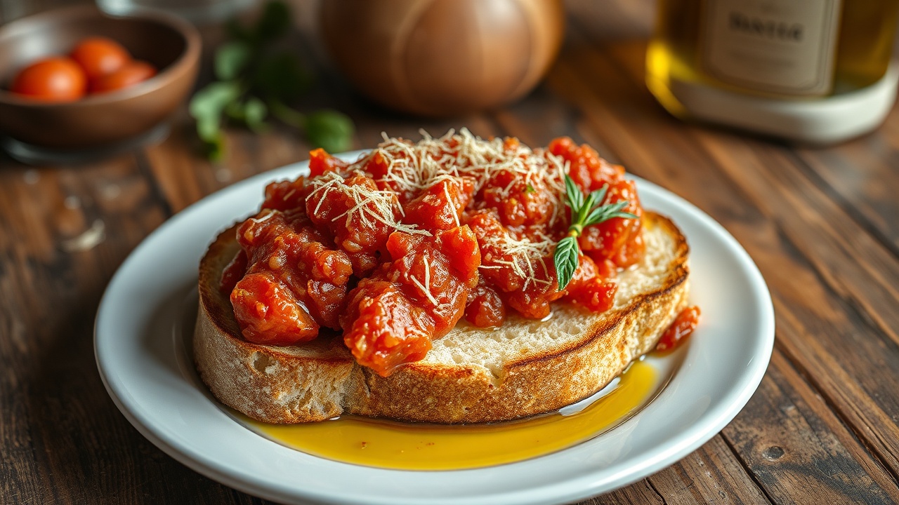 Bruschettone ai Pelati Pelosi