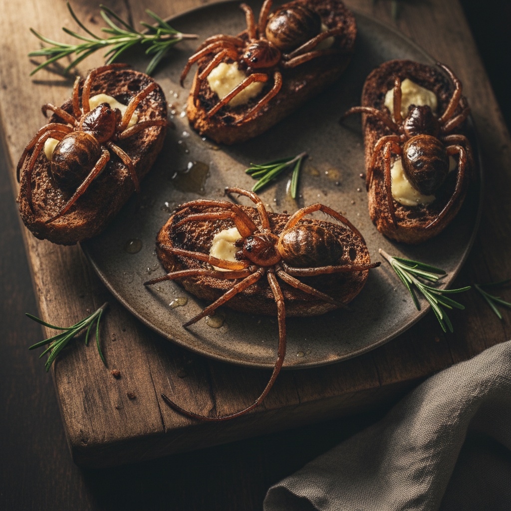 Crostini al Ragno di Pianura