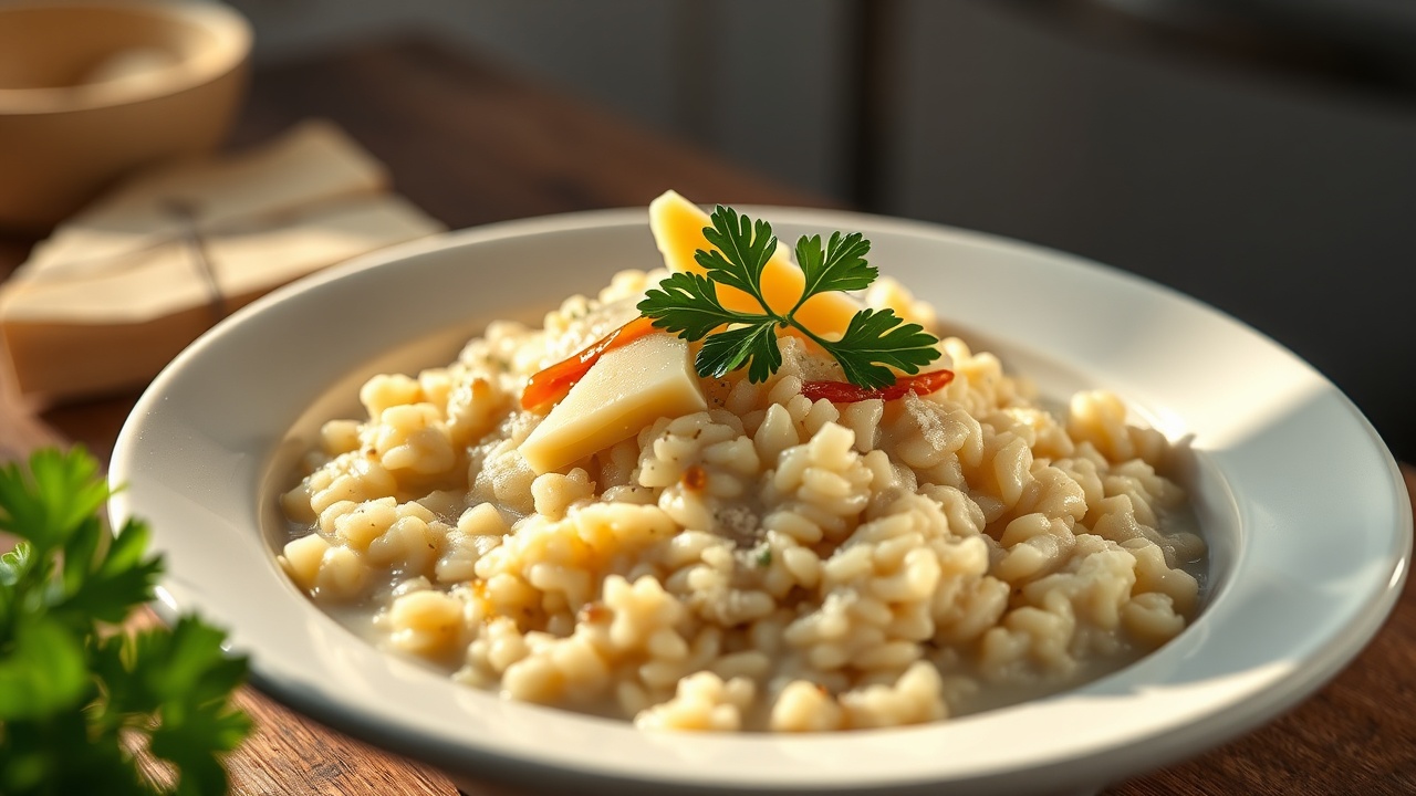 Risotto al Formaggio Sfrullato