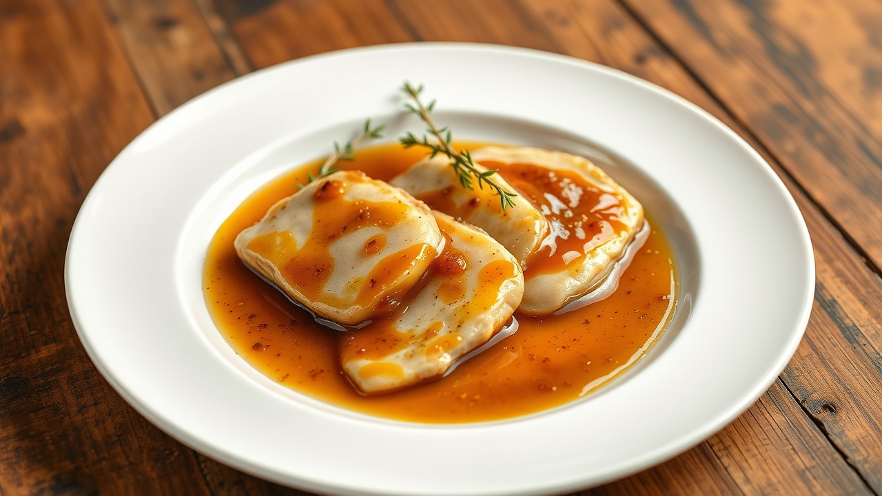 Scaloppine al Burro Saponificato e Aceto Imbalsamato