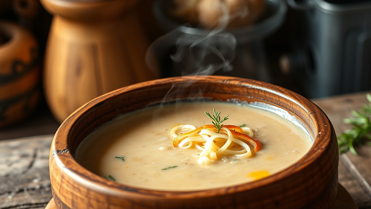 Zuppa di Cipolle Arrifolcate